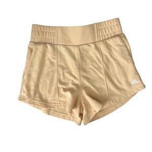 Adidas Orange High Waisted Shorts